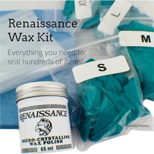 Renaissance Wax Jewelry Sealant or Complete Kit to Protect from Tarnish