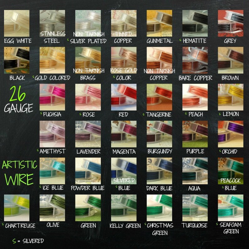 26 gauge Artistic Wire SO Many Colors 100 Percent Guarantee