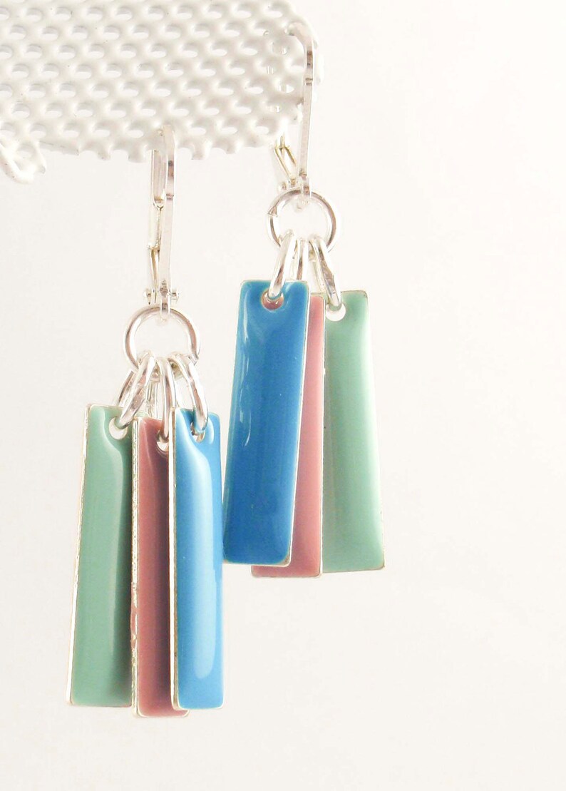 25-20mm X 5mm Colorful Rectangle Drops 100/% Guarantee