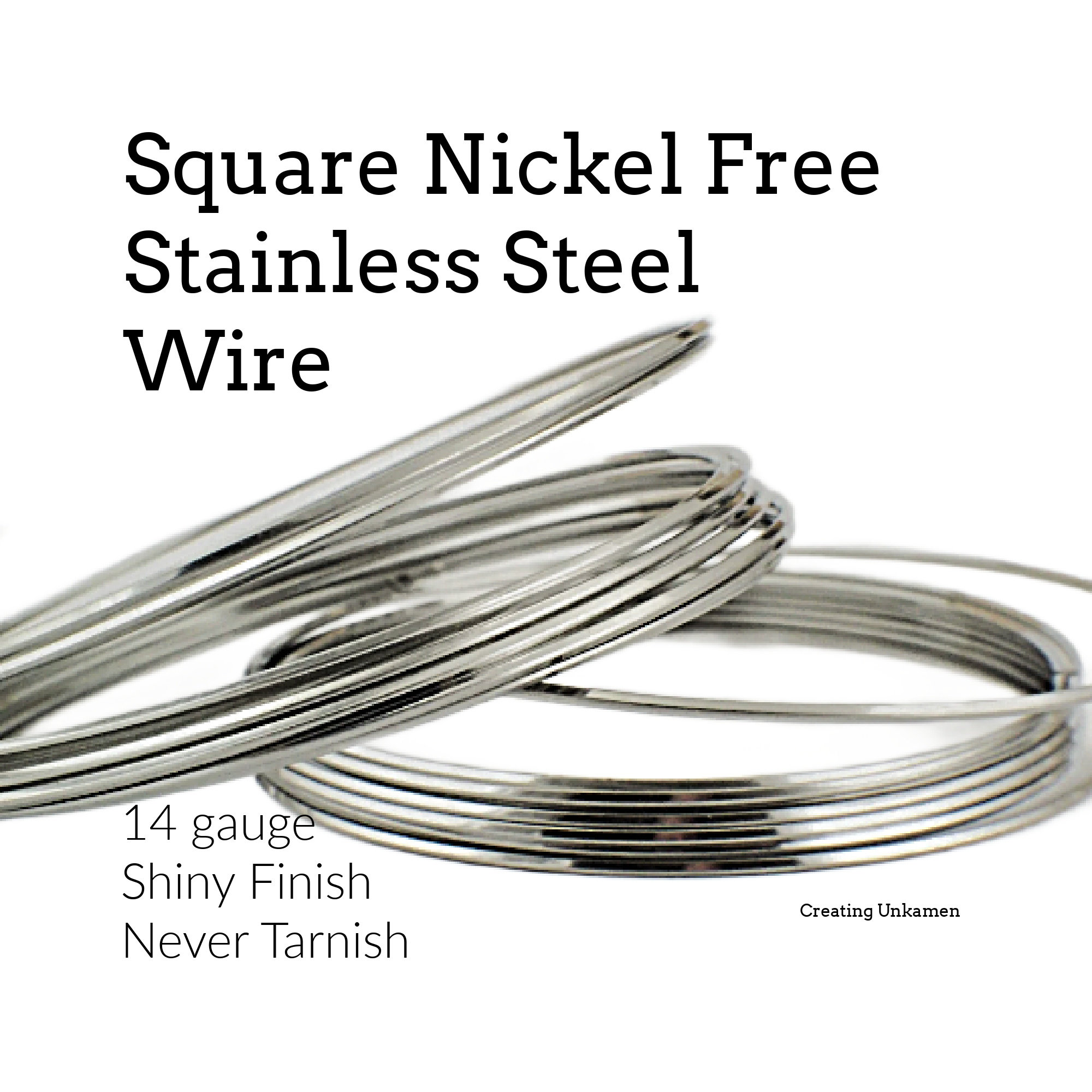 24mm Stainless Steel Ear Wire, 21 gauge 304 Grade Stainless Steel