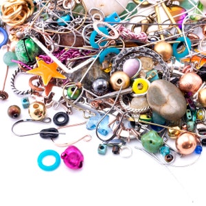 Miscellaneous Grab Bag - Workplace Jewelry Findings and Beads Sweeps