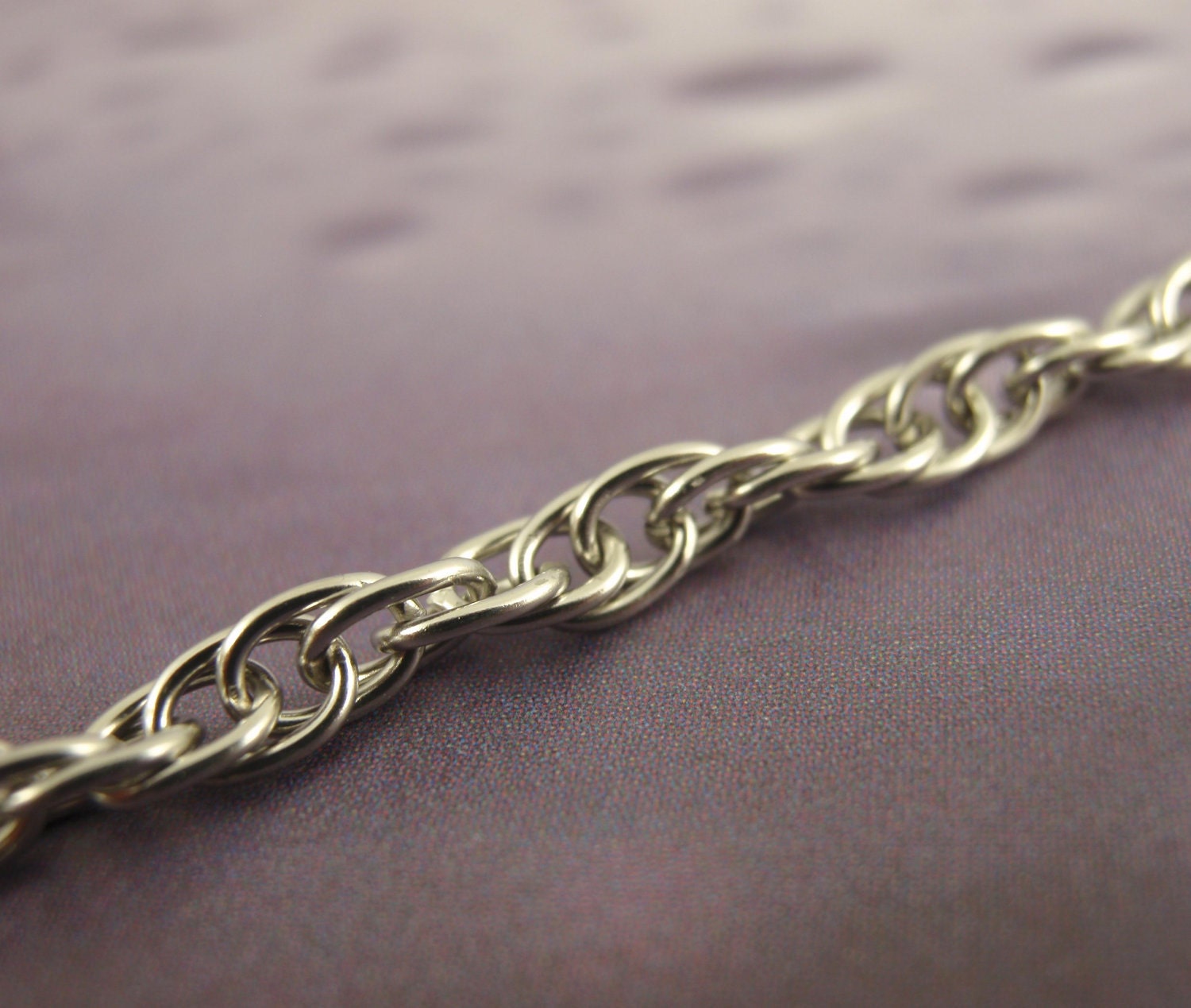 Double Stack Rope Chains Double Spiral Rope Chain 3.4mm Stainless Steel - Anyt Length Finished ...