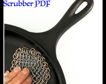 Dragon's Breath Pot Scrubber Chainmaille Tutorial PDF