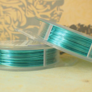 Ice Blue Artistic Wire - Permanently Colored - You Pick Gauge 18, 20, 22, 24 – 100% Guarantee