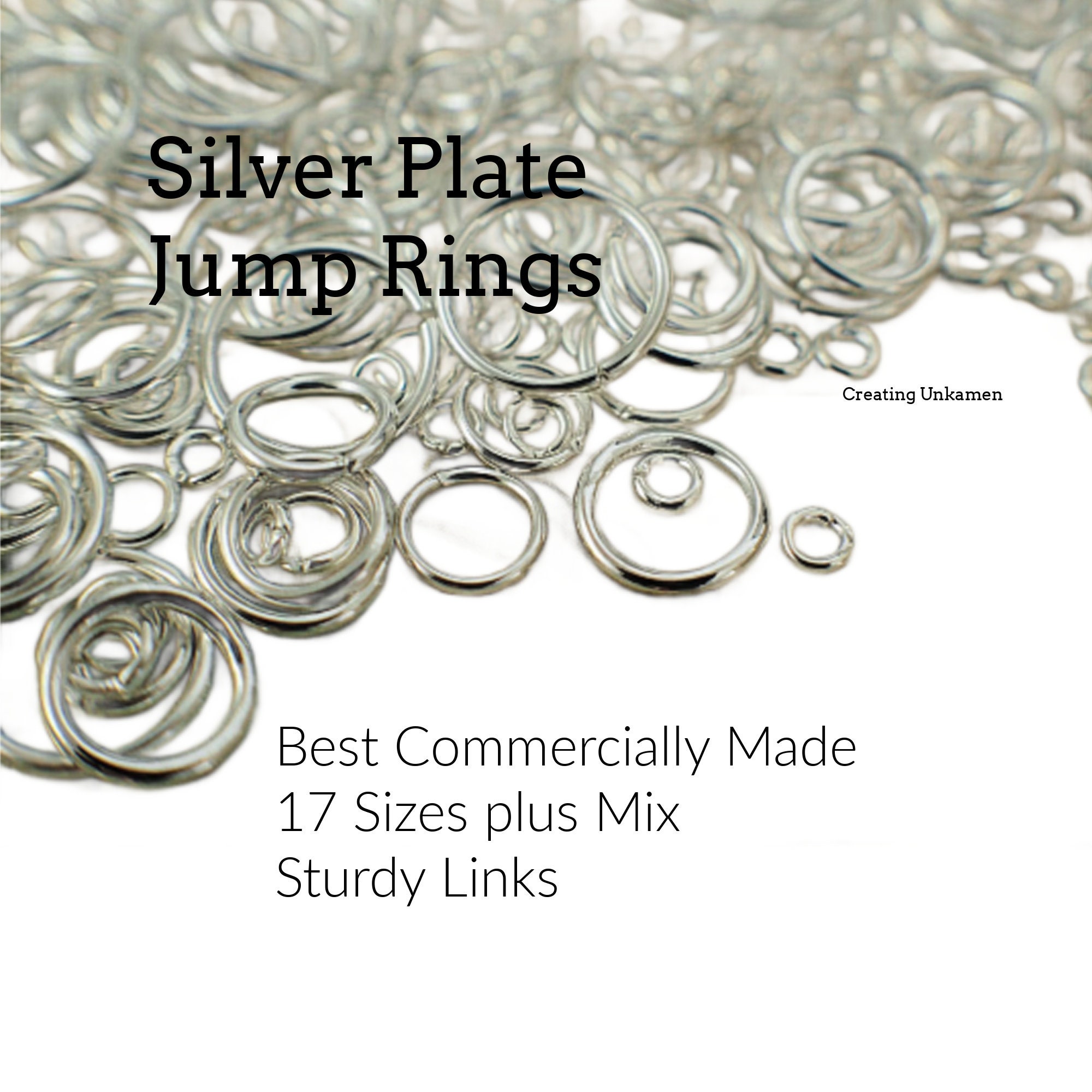 Silver plated on sale jump rings