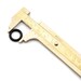 Brass Slide Calipers - Great for Measuring Jump Rings, Wire and More - Free Jump Ring Sampler Included 