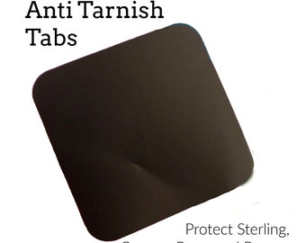 10 Anti Tarnish Tabs - Protect Sterling, Copper, Brass and Bronze