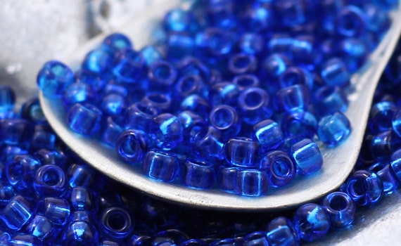 8-151, Miyuki 22g Transparent Cobalt 8-151, Miyuki 22g Transparent Cobalt