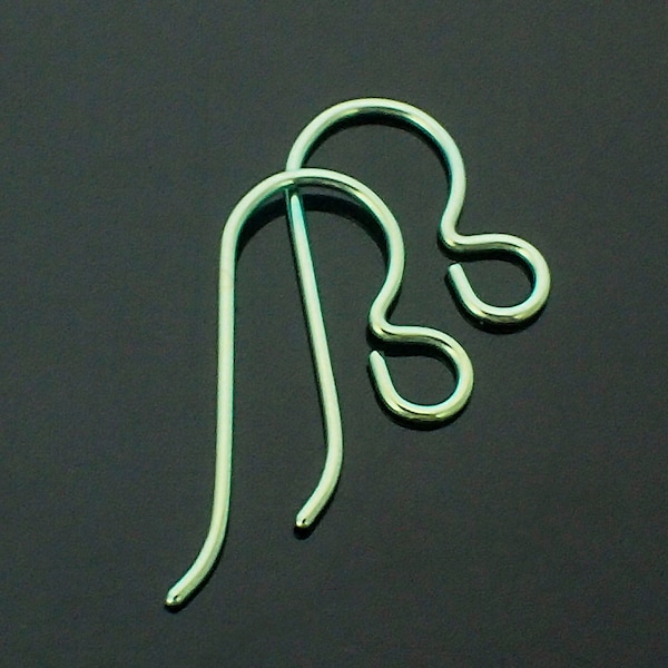 Half Price Sale 3 Pairs Handmade Perfect Curve Anodized Niobium Ear Wires - You Pick Color Anodized AFTER Cutting and Forming