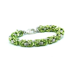 Tutorial Three Connector Byzantine Chainmaille Bracelet Jewelry