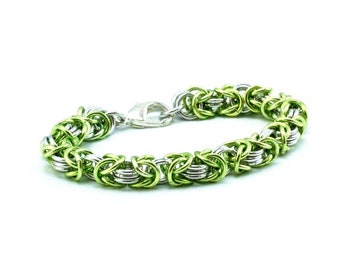 Tutorial Three Connector Byzantine Chainmaille Bracelet Jewelry