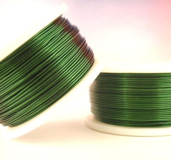 Green Enameled Coated Copper Wire 100 Guarantee You Pick Etsy
