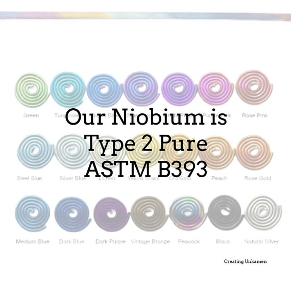 Niobium wire for jewelry cheap making