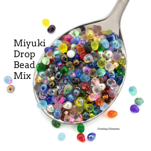 Miyuki Drop Bead  Mix - Colorful Glass 100% Guarantee