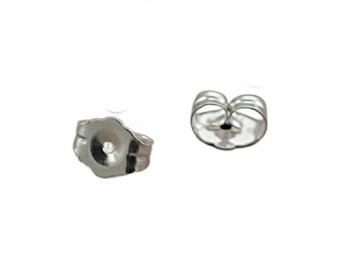 2 Pair Sterling Silver Filled Ear Nuts