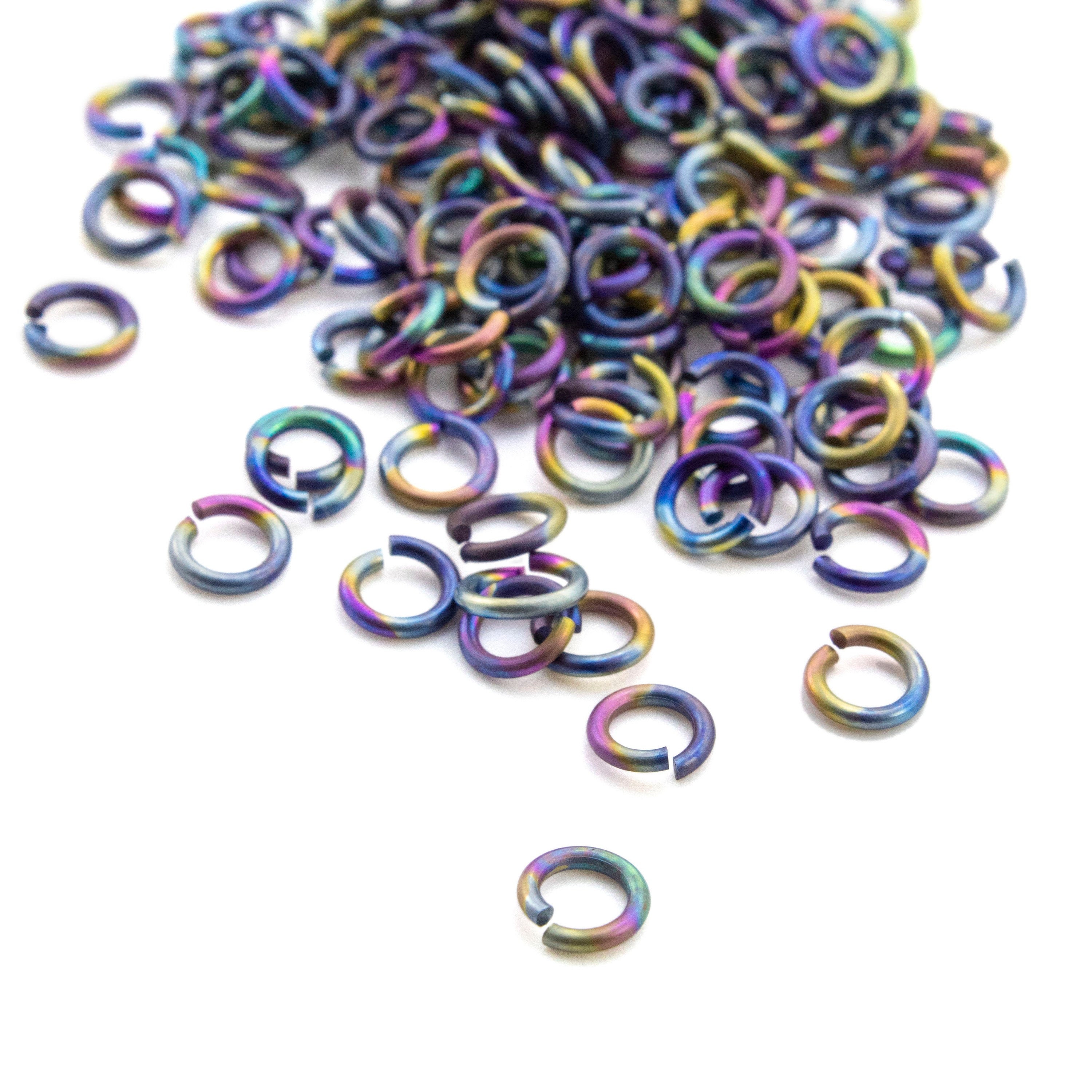 Stainless Steel 7mm I.D. 16 Gauge Jump Rings, 1/4 oz (~26 rings