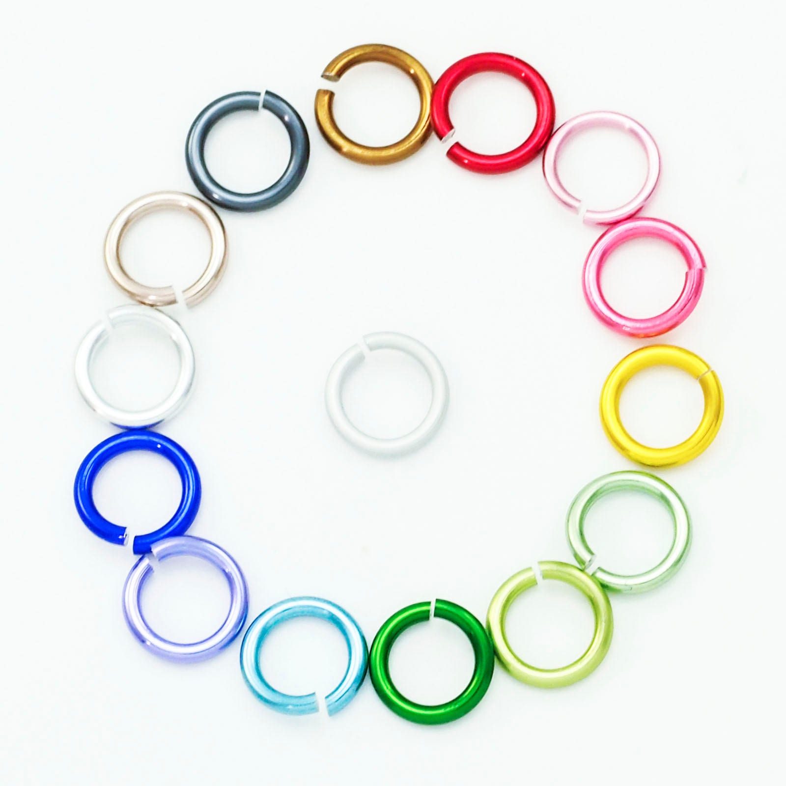 Stainless Steel Jump Rings 19 Gauge 9/64 id.