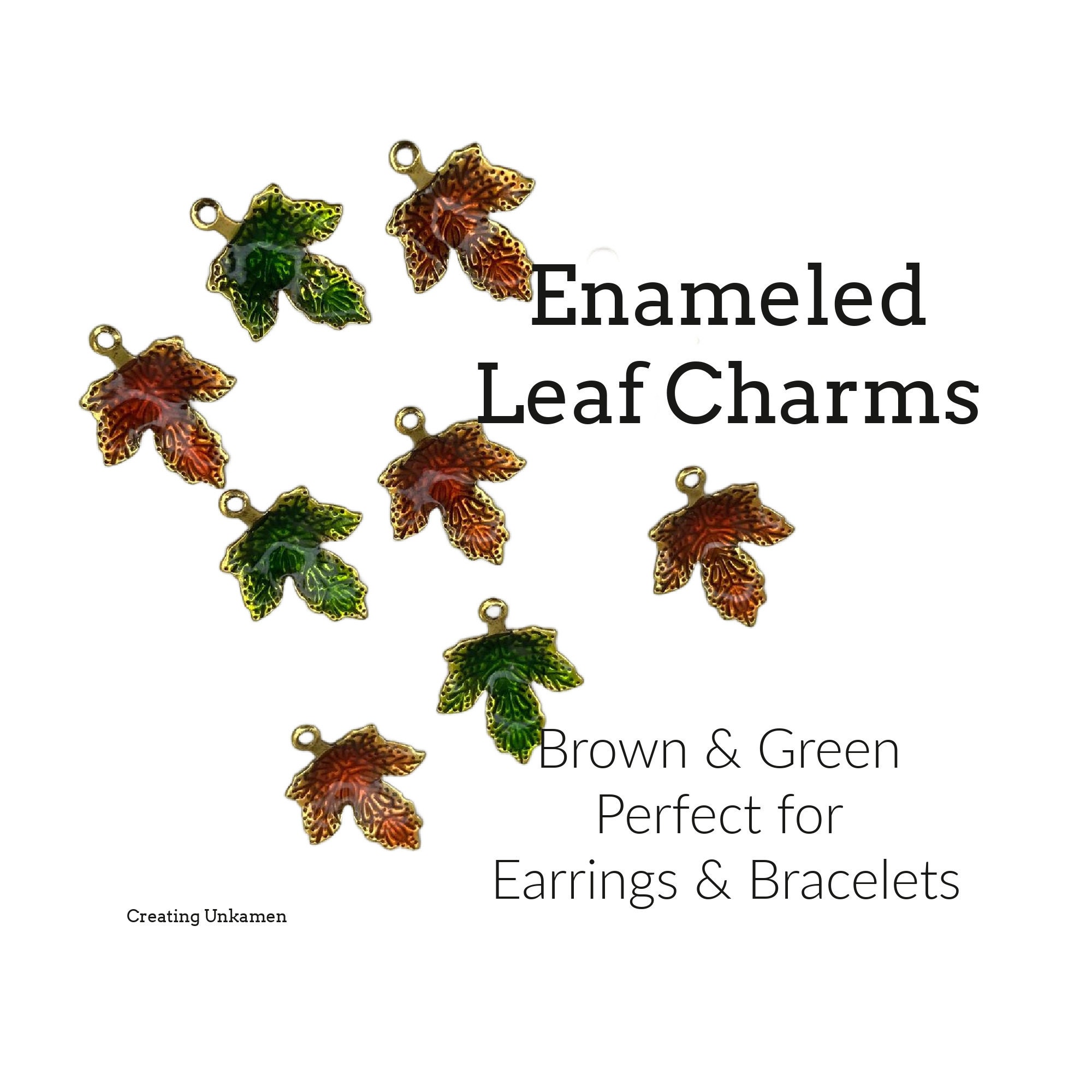 Beadwork Finding - Leaf, 25x38mm per pair Beadwork Finding - Leaf, 25x38mm per pair