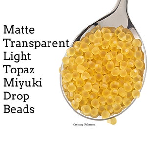 Cuentas de topacio transparente mate Miyuki DP-132F - 100 % de garantía