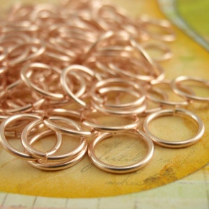 Rose Gold Colored Wire Enameled Coated Copper 100% Guarantee YOU Pick the Gauge 14, 16, 18, 20, 21, 22, 24, 26, 28, 30, 32 image 6