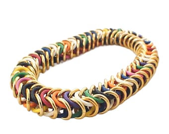 Tutorial Beginner Stretch Box Chainmaille Bracelet