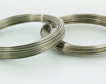 Spring Hard Stainless Steel Wire - Premium Jewelry Grade - Select 8, 10, 12, 14, 16, 18, 20, 22, 24, 27 gauge - 100% Guarantee