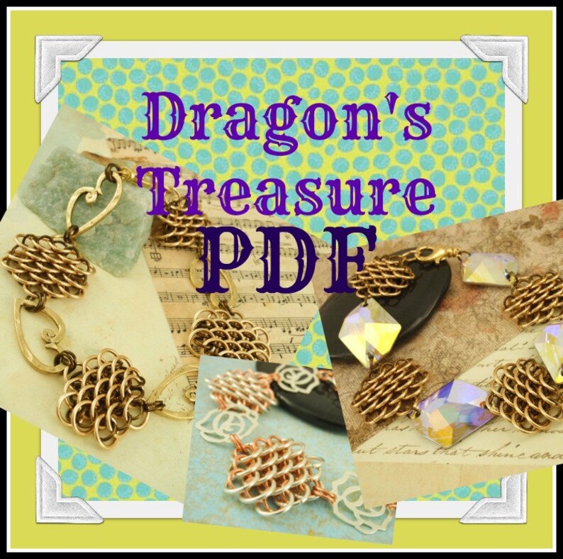 Chainmail-tutorial Dragons Treasure-armband beginners en gevorderden afbeelding 4