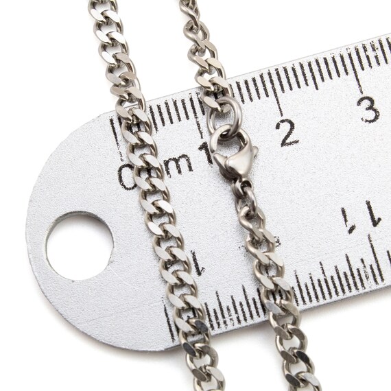 Collana A Catena In Argento Singapore Taglio Diamante - Foto 9