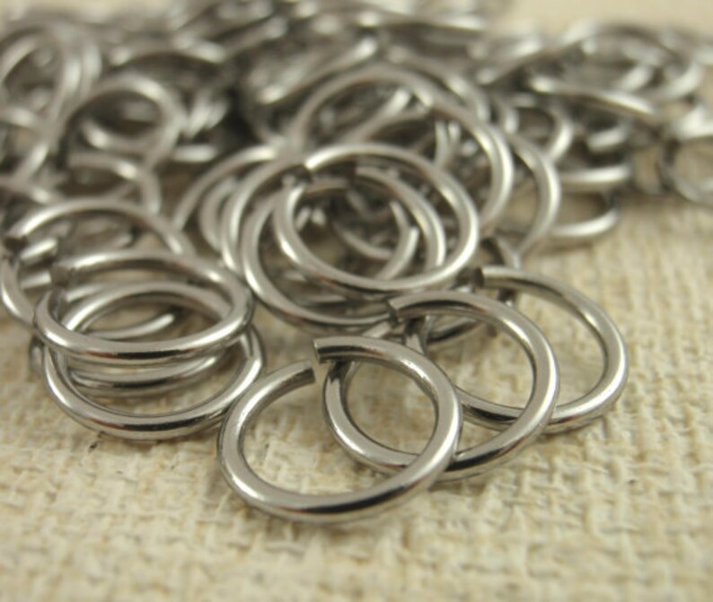 100 Nickel Free Stainless Steel Jump Rings Your Choice of Etsy