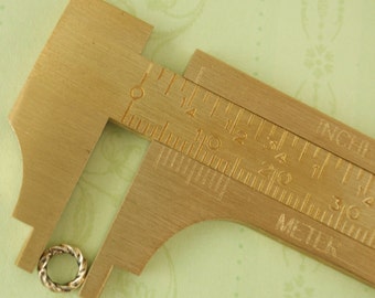 Slide Calipers - Great for Measuring Jump Rings, Wire and More - Free Jump Ring Sampler Included