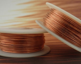 Non Tarnish Copper Wire - 100% Guarantee You Pick Gauge 14, 16, 18, 20, 21, 22, 24, 26, 28, 30, 32, 34