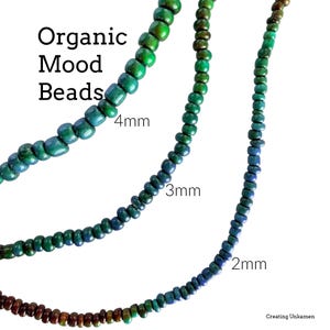 20 Organic Mood Beads - 2mm, 3mm, 4mm - 100% Guarantee