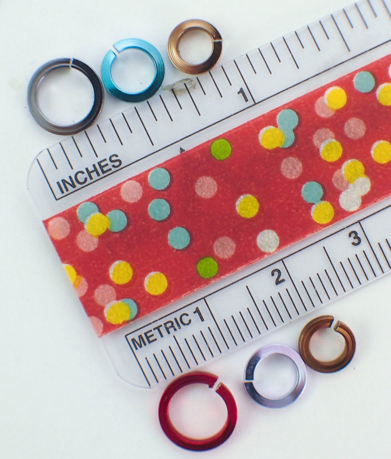 100 Anodized Aluminum Square Wire Jump Rings 16 Gauge 4mm ID Etsy