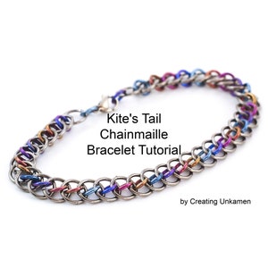 Kite's Tail Chainmaille Bracelet Tutorial