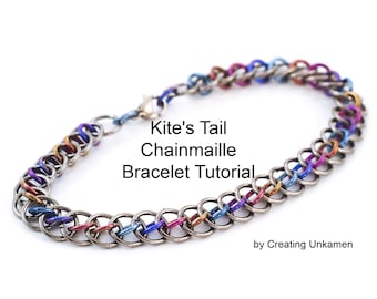 Kite's Tail Chainmaille Bracelet Tutorial