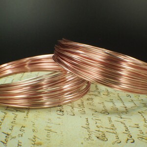 Premium Half Hard Rose Gold Colored Wire - 20, 22, 24 gauge - 100% Guarantee