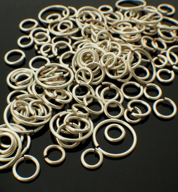 14 AWG Stainless Steel Jump Rings - 1 Ounce