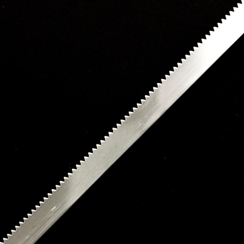 28 gauge Serrated Sterling Silver Strip Bezel in 1/8 or 3/16 By the Foot image 6