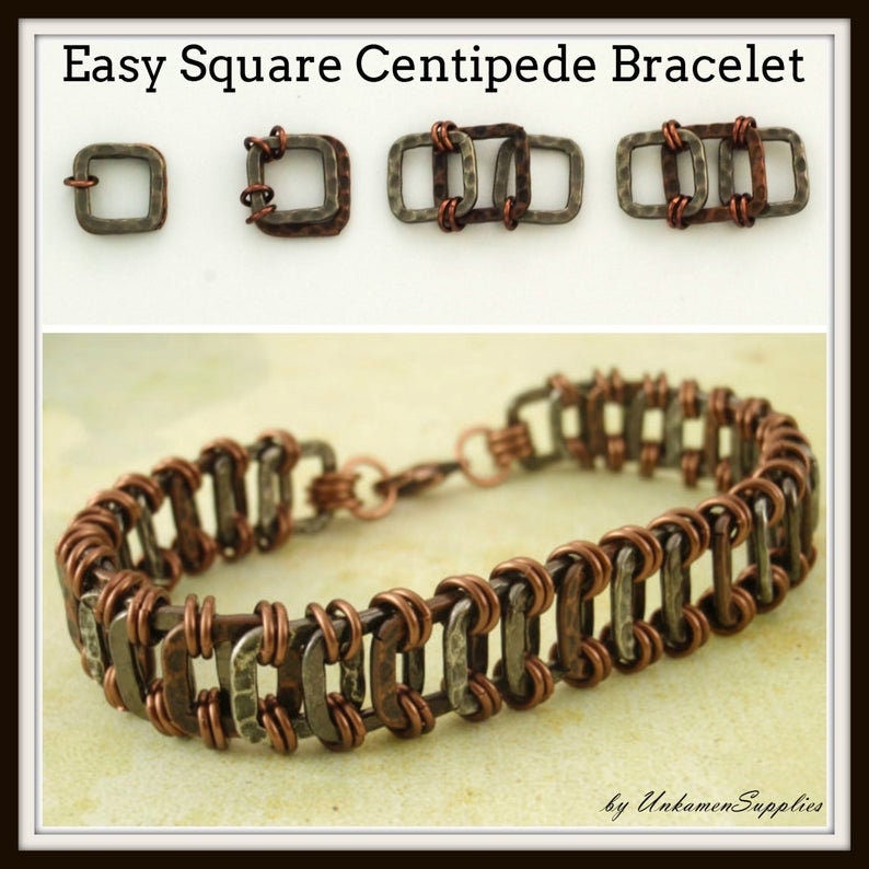 100 Handmade Vintage Bronze Jump Rings, 24, 22, 20, 18, 16, 14 Gauge You Pick Diameter 100% Guarantee Chainmail Links image 7