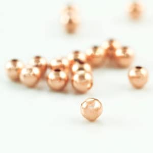 14kt Rose Gold Filled Smooth Round Beads - You Pick Size 2mm, 2.5mm, 3mm, 4mm, 5mm, 6mm, 8mm, 10mm