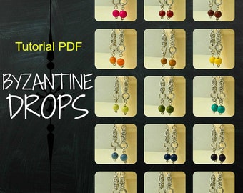 PDF Chainmail Tutorial - Byzantine Drops - Perfect for Beginners