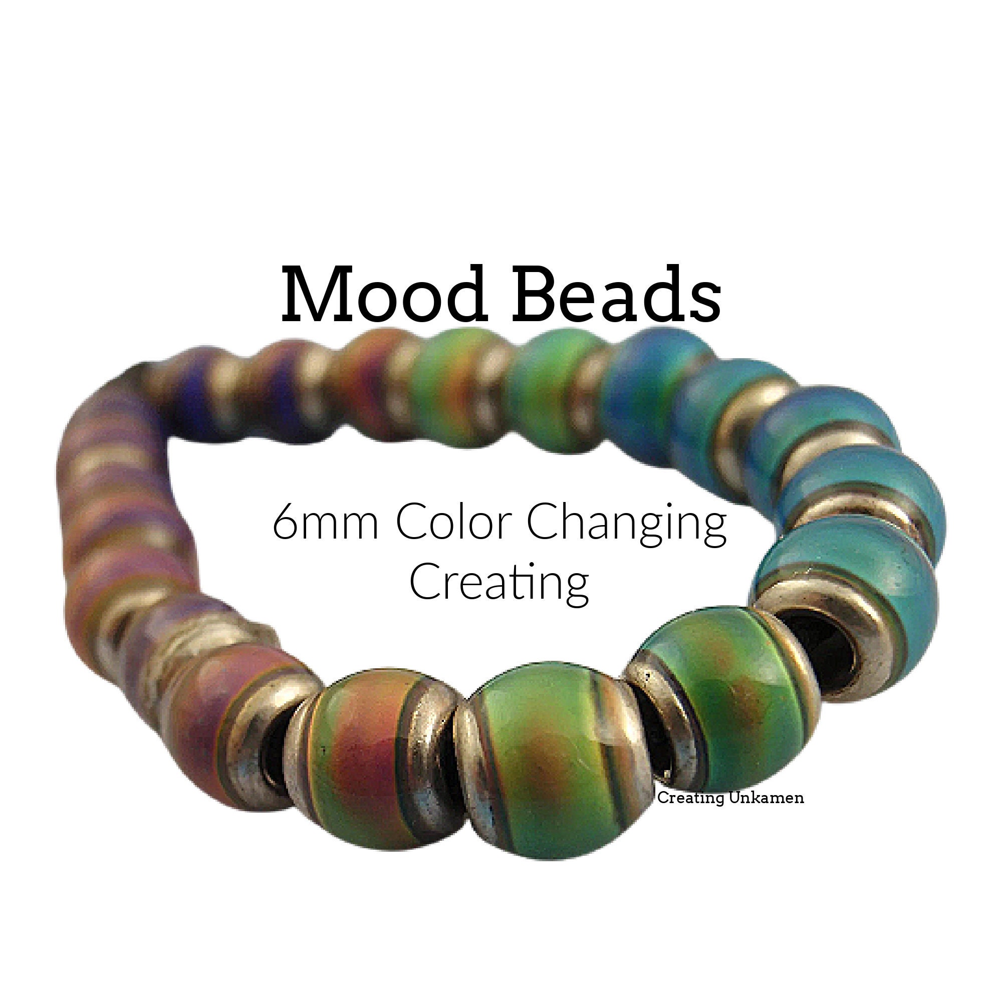 Divoti Color Changing Mood Beaded Medical ID Bracelet
