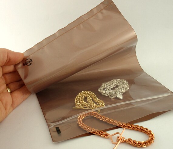 Anti Tarnish Bags for Silver, Gold, Copper, Brass - 3 x 3 3 mil