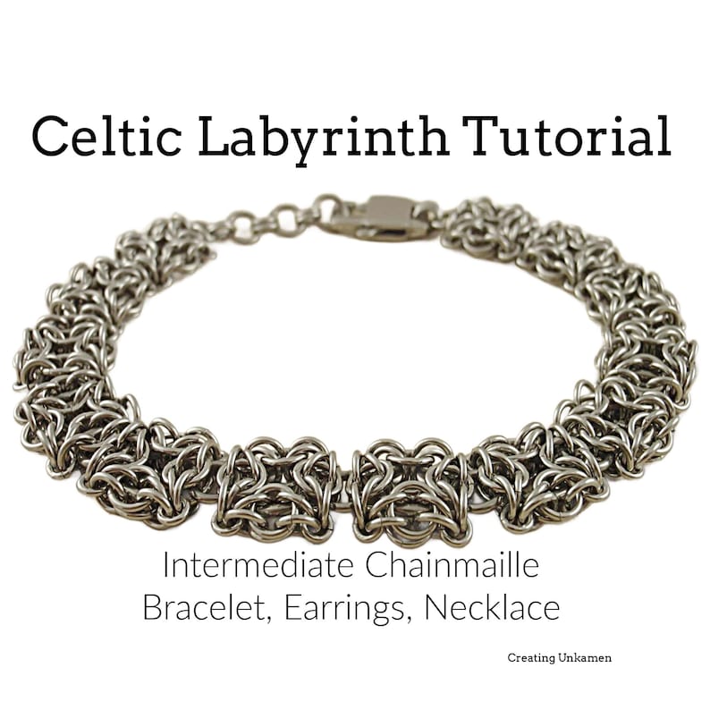 Tutorial Celtic Labyrinth Earrings, Bracelet or Necklace PDF - Expert ...