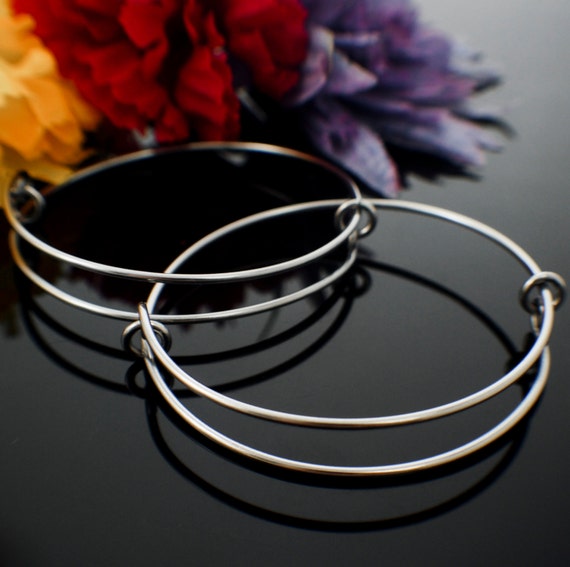 1 Bangle Base - Snag-less Stainless Steel - Nickel Free