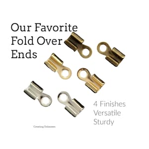 Könnte beinhalten: Vier goldene und silberne Klappverschlüsse zum Schmuckmachen. Sie sind robust und vielseitig.