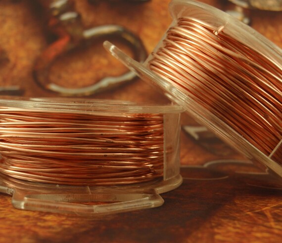 22 Gauge Bare Copper Wire on a 15 Yard Spool