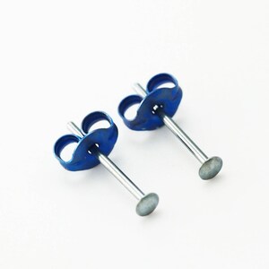 1 pair i-Dot 2mm Niobium Post Earrings in 21 Mix and Match Colors image 6