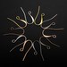 18 Pairs Slope Ear Wires - Gold, Silver, Rose Gold, Antique Silver, Antique Gold, Copper, Antique Copper, Gunmetal, Bright Silver 