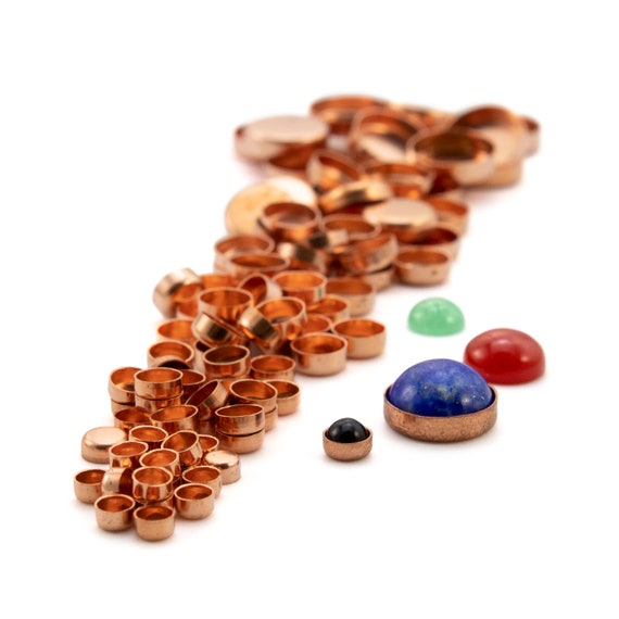 Copper bezel cups best sale